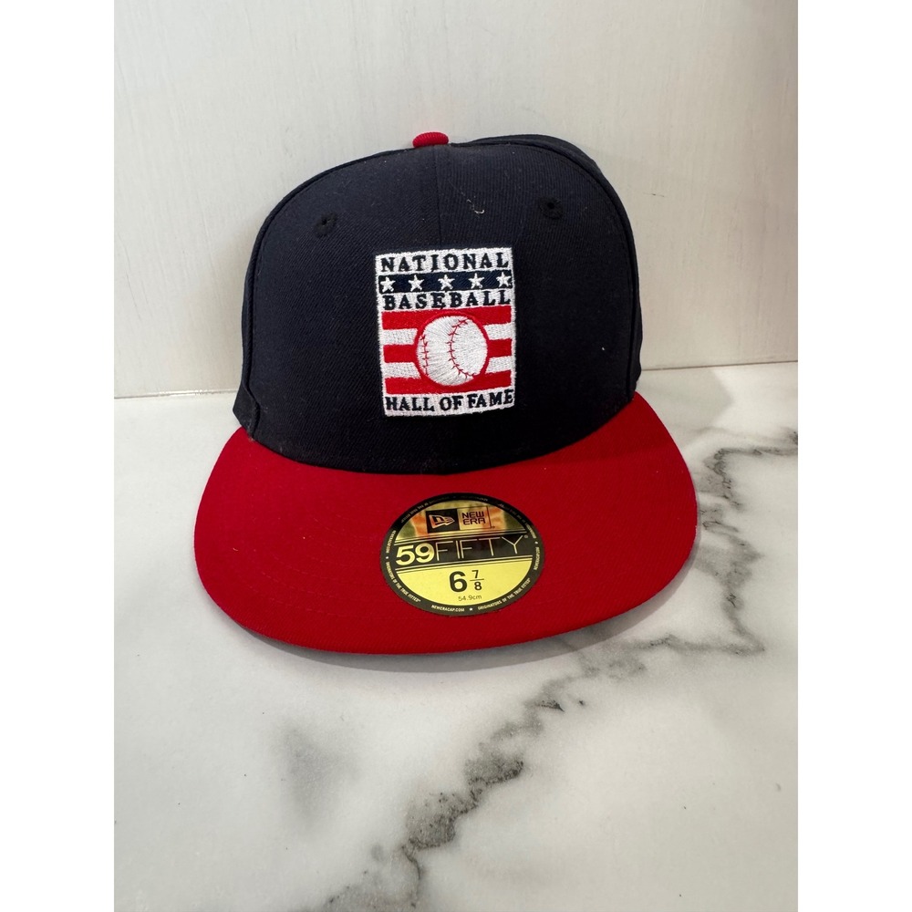 NWT National Baseball Hall Of Fame‎ 6-7/8 Fitted Hat Cooperstown New Era 59Fifty